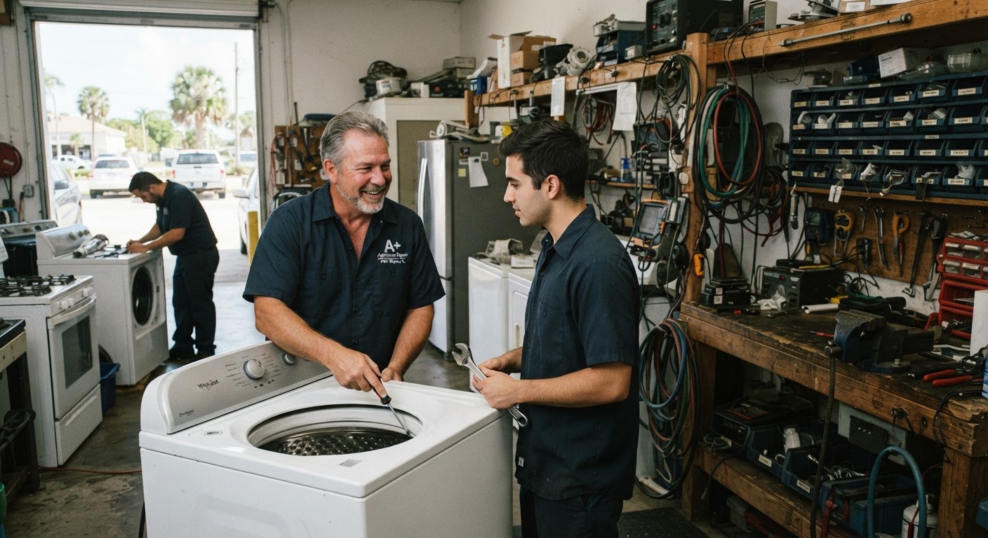The Fort Myers Appliance Repair team at work in Fort Myers